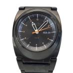 ショッピングnixon NIXON◆クォーツ腕時計/アナログ/--/BLK/BLK