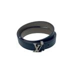 LOUIS VUITTON* латунь re*LV_BLK/ кожа /BLK/ мужской 