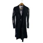 kiryuyrik◆Triming Peacked Jacket/S/コットン/BLK/KL-HJ27-903