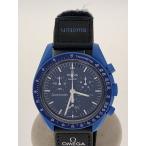 OMEGA◆MOON SWATCH/Speedmaster/クォーツ腕時計/アナログ/--/NVY/NVY//
