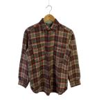 ショッピングネルシャツ PENDLETON◆ネルシャツ/--/ウール/RED/チェック