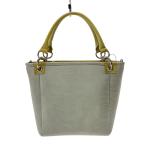 ショッピングエナメルバッグ GINZA Kanematsu◆トートバッグ/エナメル/YLW