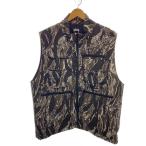 ショッピングstussy STUSSY◆ナイロンベスト/XL/コットン/マルチカラー