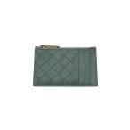 BOTTEGA VENETA◆カードケース/ブルー/無地/レディース