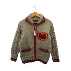 ショッピングカウチン HYSTERIC GLAMOUR◆ニット・セーター/カウチン/ウール/グレー/HYSTERIC GLAMOUR/ヒステリックグラマー//