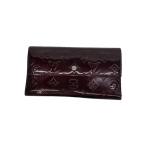 LOUIS VUITTON◆ポルト・フォイユ・インターナショナルNM_モノグラム・ヴェルニ_BRD/エナメル/BRD/レディース