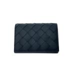 ショッピングbottega BOTTEGA VENETA◆カードケース/レザー/BLK/無地/メンズ