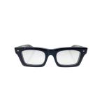 ショッピングメガネ EFFECTOR◆DIRT/メガネ/ウェリントン/プラスチック/BLK/CLR/メンズ