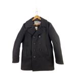 Schott* бушлат /38/ шерсть /BLK/ одноцветный 