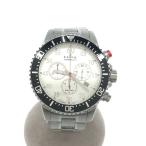 EDOX◆クォーツ腕時計/アナログ/ステンレス/WHT/10227//