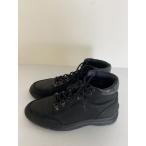 COACH◆レースアップブーツ/26cm/BLK/PVC/FG4292