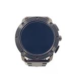 DIESEL◆DIESEL On Axial 48mm DZT2017 ガンメタル【タッチスクリーン】//