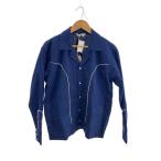 ショッピングウエスタン Backers◆タグ付/ウエスタンジャケット/M/コットン/NVY