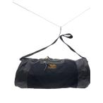 CALEE* сумка "Boston bag" / парусина & кожа /BLK