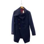 Vivienne Westwood MAN◆変形ウールコート/コート/44/ウール/NVY/無地/VW-MH-78705
