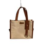 ショッピングBURBERRY BURBERRY◆トートバッグ/レザー/BEG/無地