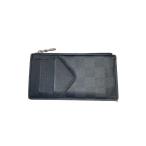ショッピングダミエ LOUIS VUITTON◆コインカード・ホルダー_ダミエ・グラフィット/PVC/BLK/チェック/メンズ