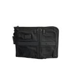 TUMI◆セカンドバッグ/ナイロン/BLK/�