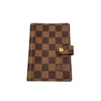 LOUIS VUITTON* Agenda PM_ Damier *eben/ кожа /BRW/ общий рисунок / мужской //
