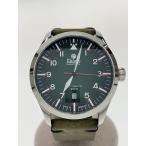 TUTIMA◆自動巻腕時計/アナログ/レザー/GRN/KHK/SS/6105-29//