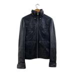 ショッピングGABBANA DOLCE&GABBANA◆レザージャケット・ブルゾン/44/レザー/ブラック/RB0250