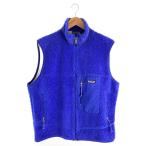 ショッピングpatagonia patagonia◆RETRO X VEST/フリースベスト/L/ポリエステル/BLU/23044