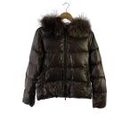 ショッピングduvetica DUVETICA◆ダウンジャケット/40/ナイロン/BRW/無地/MFG-1035R