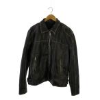 ショッピングzara ZARA◆レザージャケット・ブルゾン/L/フェイクレザー/BLK/5320/403/700/L