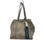 MARC JACOBS◆ハンドバッグ/レザー/BEG/無地/M0014439
