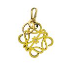 LOEWE◆キーホルダー/チャーム/アナグラム/YLW/無地/レディース/C821232X06