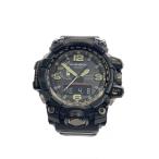 CASIO◆ソーラー腕時計・G-SHOCK/デジアナ/BLK/BLK