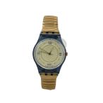 SWATCH◆クォーツ腕時計/アナログ/BLK/