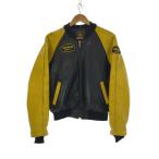 ショッピングライダース VANSON◆シングルライダースジャケット/38/レザー/YLW