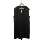 ショッピングprit prit◆バスクポンチ Vネック オーバーワンピース/one/コットン/BLK/P91526