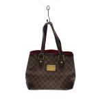 ショッピングダミエ LOUIS VUITTON◆ハムステッドPM_ダミエ・エベヌ/PVC/BRW