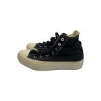 CONVERSE◆オールスタープラットホームシューズ/ローカットスニーカー/24cm/ブラック/5CK377//