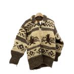 ニット・セーター(厚手)/--/--/CRM/1990s/カナダ製/スノー柄/カウチンセーター