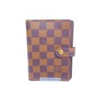 LOUIS VUITTON* Agenda PM_ Damier *eben_BRW/ кожа /BRW/ мужской 