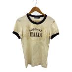 ショッピングGABBANA DOLCE&GABBANA◆リンガーTシャツ/44/コットン/BEG