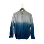 ショッピングINDIVIDUALIZED individualized shirts◆長袖シャツ/15.5/コットン/BLU