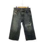 DIESEL◆ボトム/30/コットン/BLK/A06371/D-RISE