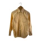 ショッピングINDIVIDUALIZED individualized shirts◆長袖シャツ/--/コットン/GLD/無地