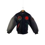 muro/スタジャン/M/レザー/BLK