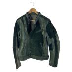 DIESEL◆レザージャケット・ブルゾン/48/レザー/GRN