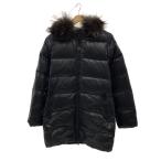 DUVETICA◆ダウンジャケット/42/ナイロン/BLK/無地/MFG-1057R/使用感//