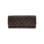 ショッピングLOUIS LOUIS VUITTON◆ポシェット・ツインGM_モノグラム・キャンバス_BRW/PVC/BRW/総柄