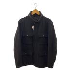 COACH◆ウールM-65ミリタリージャケット/M/ウール/ブラック