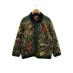 Supreme◆20AW/Chains Quilted Jacket/XL/ポリエステル/グリーン/総柄