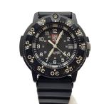 LUMINOX◆クォーツ腕時計/アナログ/ラバー/BLK/BLK/SERIES 3000/3900//