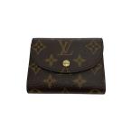 ショッピングVUITTON LOUIS VUITTON◆ポルト・フォイユ・エレーヌ_モノグラム・キャンバス_BRW/PVC/ブラウン/総柄/イニシャル入り
